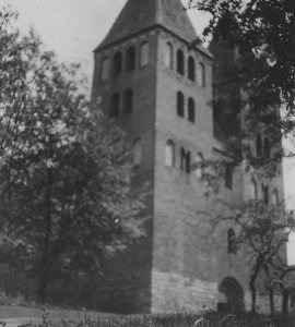 Widok ogólny kościoła w latach 1918 - 1939.