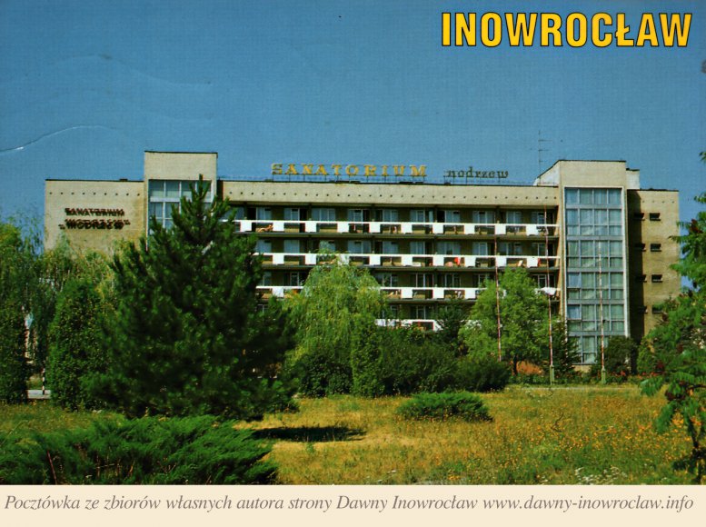Sanatorium "Modrzew" - 14 października 1996 roku - Inowrocław, sanatorium "Modrzew"
Wydawnictwo "ERBO"
Pocztówka wysłana 14 października 1996 roku.