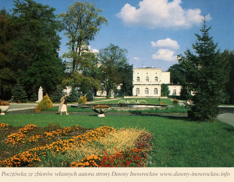 Park uzdrowiskowy - Solanki - 1988 rok - Inowrocław. Park uzdrowiskowy (Solanki); w głębi Zakład Przyrodoleczniczy nr I
fot. W. Echeński
Rok 1988
Krajowa Agencja Wydawnicza