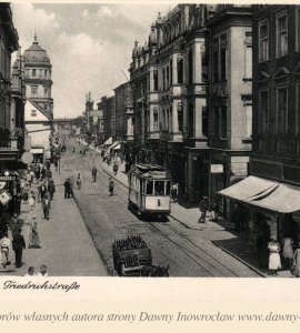 Ulica Królowej Jadwigi - lata 20. XX w. - Inowrocław. Królowej Jadwigi.
Hohensalza. Friedrichstasse.
Martin Reibe, Hohensalza.