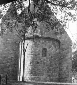 Widok ogólny na kościół Imienia Najświętszej Maryi Panny w Inowrocławiu. - Październik 1934 r. 